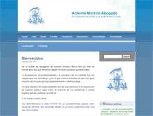 Tablet Screenshot of antoniomorenoabogado.com
